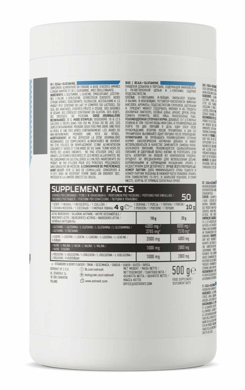 100% BCAA + Glutamine