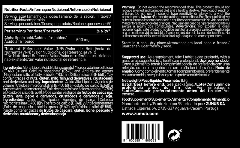 Ácido Alfa Lipóico