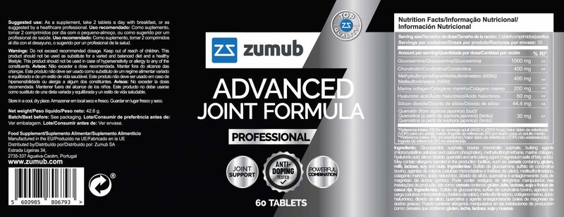 Advanced Joint Formula Profissional