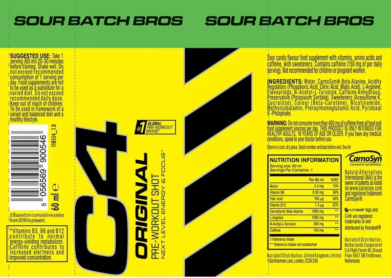 C4 Original Shot Energético