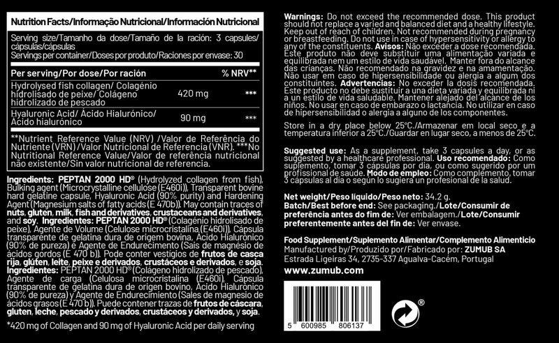 Colagénio + Ácido Hialurónico