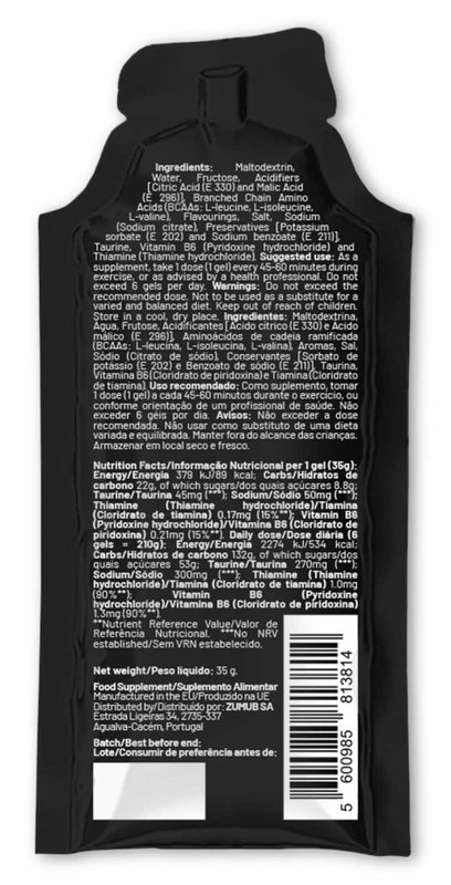 Energy Gel Profissional Limão