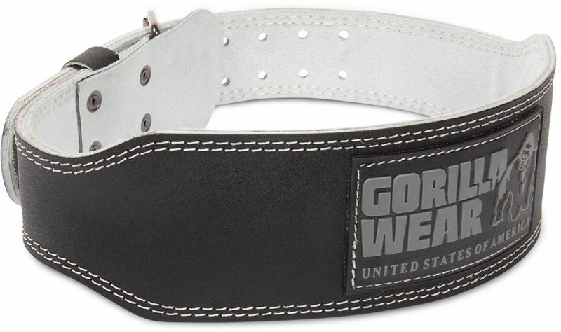 Gorilla Wear 4 Inch Padded Leather Lifting Belt