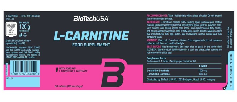 L-Carnitina 1000
