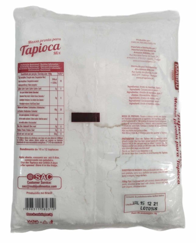 Massa para Tapioca - Mistura de Tapioca