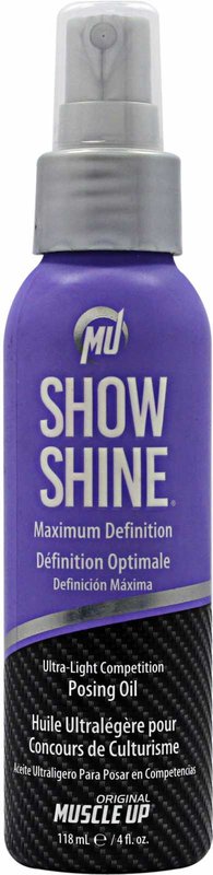 Óleo Corporal de Brilho em Spray para Competição