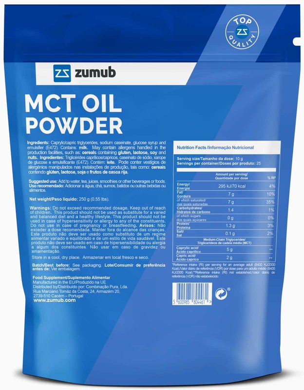 Óleo MCT em pó