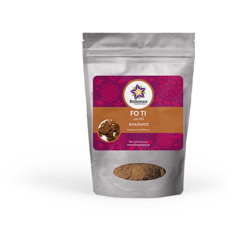 Raiz de Fo-ti em pó Biológico