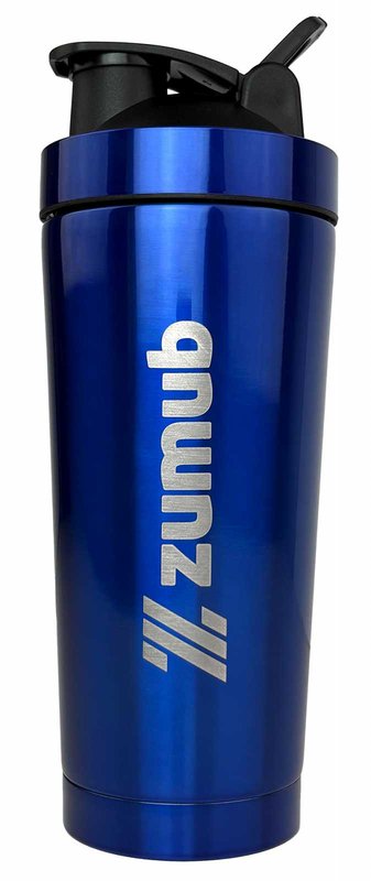 Shaker de Aço Inoxidável 750ml Azul