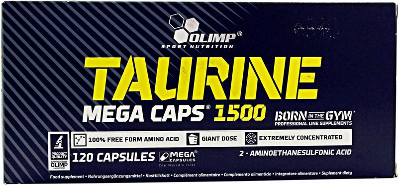 Taurina Mega Cápsulas