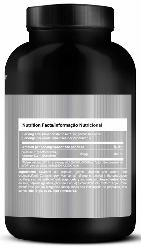Vitamina D-3 50µg Profissional